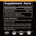 A maca vegana ginseng suporta cápsulas de raiz de maca de resistência